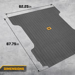 Cat Custom Fit Truck Bed Mat for 2010-2018 Chevy Silverado Truck Bed Liner for 5.8 ft Short Bed Pickup All Weather Liner