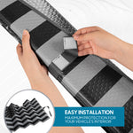 American Flag Car Sunshade for Automotive Windshield Sun Shade Patriotic US Black Flag Jumbo Folding Auto Shade - Black Flag