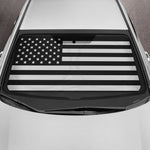 USA Black American Flag Car Windshield Sun Shade, Foldable Car Windshield Sun Shade, Vehicle Sun Shade Windshield, Sunshade for Car Windshield Front Window SUV Truck (Medium 65" x 33") - Black Flag (Medium 65" x 33")