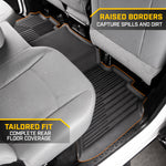 Cat® JustFit™ 3D Floor Mats for Dodge Ram 1500 Crew Cab 2009-2018, Custom Fit Floor-Liners for Dodge Ram 2500/3500 Crew Cab 2010-2018, Dodge Ram Classic 2019-2024 - 2009-2018 RAM 1500 Crew Cab