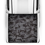 MotorBox Camo Truck Tonneau Cover Urban Camo Black/Gray Truck Bed Cover for Ford/Chevy/RAM - Custom Fit All Weather Soft Roll