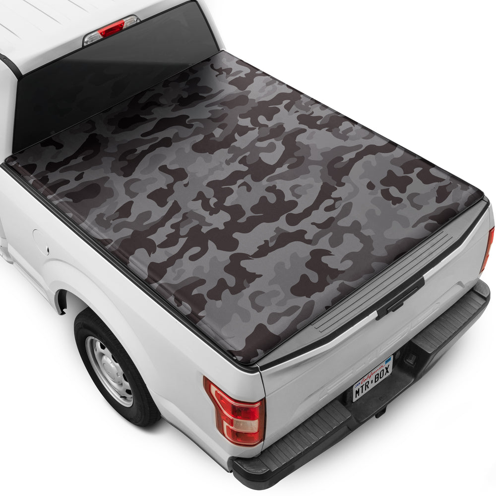 Camo Truck Tonneau Cover for Ford F-150 2015-2025 5.5 ft Bed All-Weather Soft Roll Truck Bed Cover Camo F150 Tonneau Cover - Ford F-150 2015-2025 5.5 ft Bed