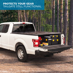 MotorBox Camo Truck Tonneau Cover Urban Camo Black/Gray Truck Bed Cover for Ford/Chevy/RAM - Custom Fit All Weather Soft Roll